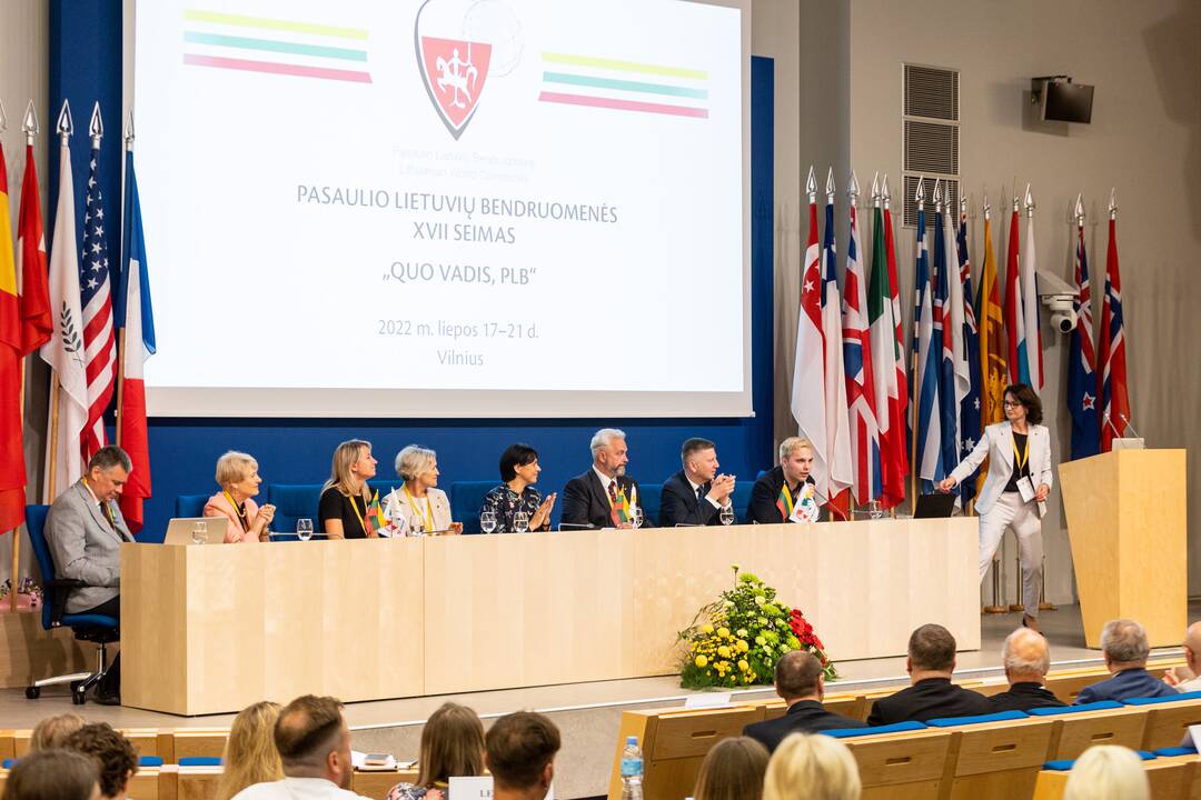 Pasaulio lietuvių bendruomenės XVII Seimo posėdis