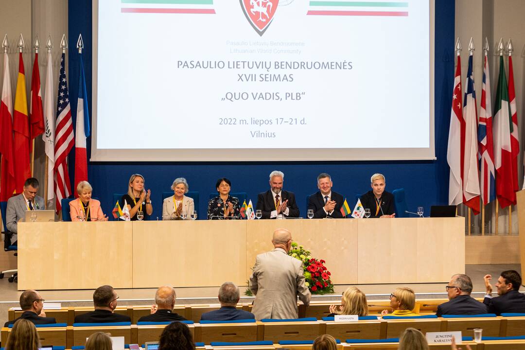 Pasaulio lietuvių bendruomenės XVII Seimo posėdis