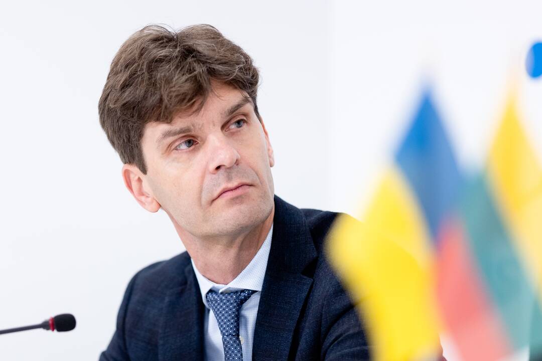 Ignas Vėgėlė (kairėje) ir Arūnas Dulkys