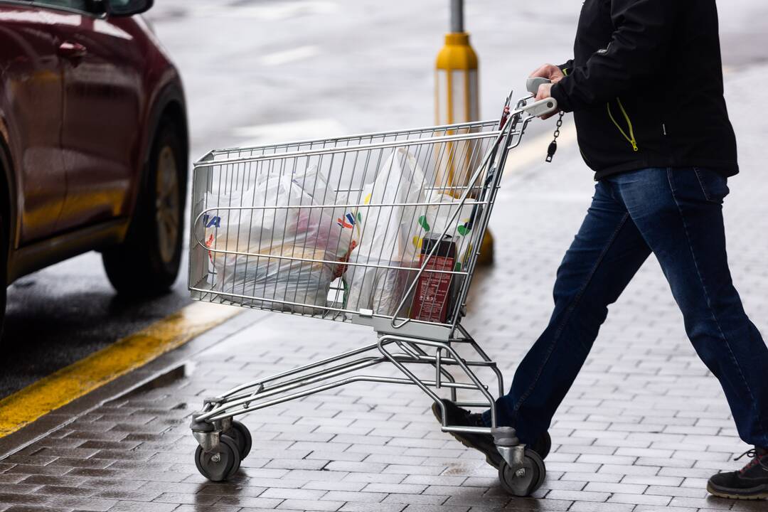 Apsipirkimo karštligė prieš šventes Vilniuje