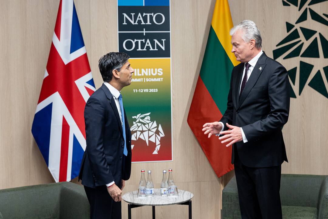 G. Nausėdos susitikimas su R. Sunaku, J. Trudeau