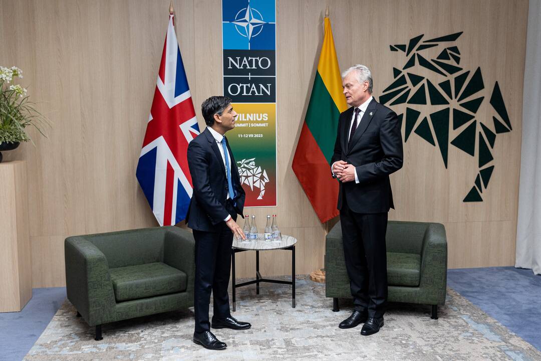 G. Nausėdos susitikimas su R. Sunaku, J. Trudeau