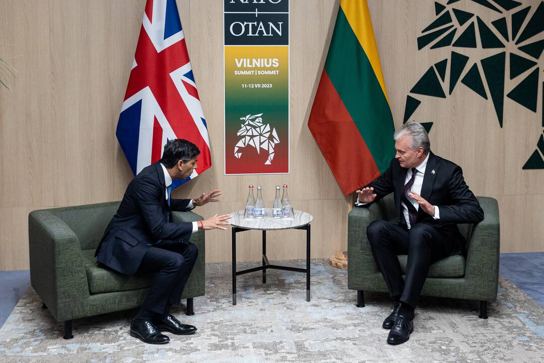 G. Nausėdos susitikimas su R. Sunaku, J. Trudeau