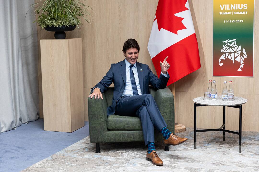 G. Nausėdos susitikimas su R. Sunaku, J. Trudeau