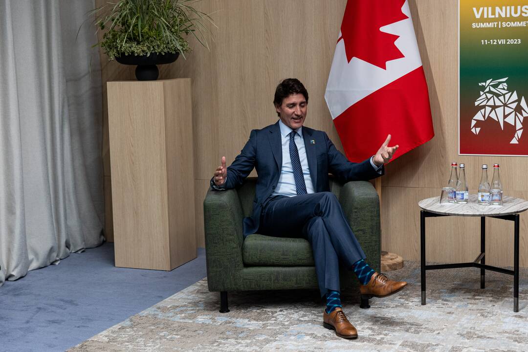 G. Nausėdos susitikimas su R. Sunaku, J. Trudeau