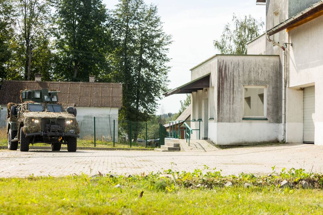VSAT organizuotos taktinės pratybos „Priedanga – 2023“