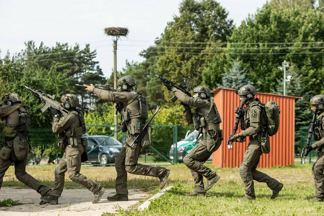 VSAT organizuotos taktinės pratybos „Priedanga – 2023“
