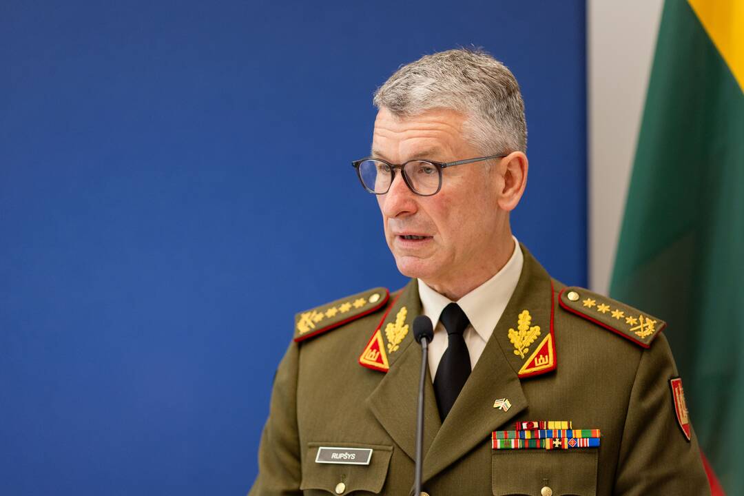 V. Rupšys su Baltijos šalių kariuomenių vadais Rygoje aptars saugumo situaciją
