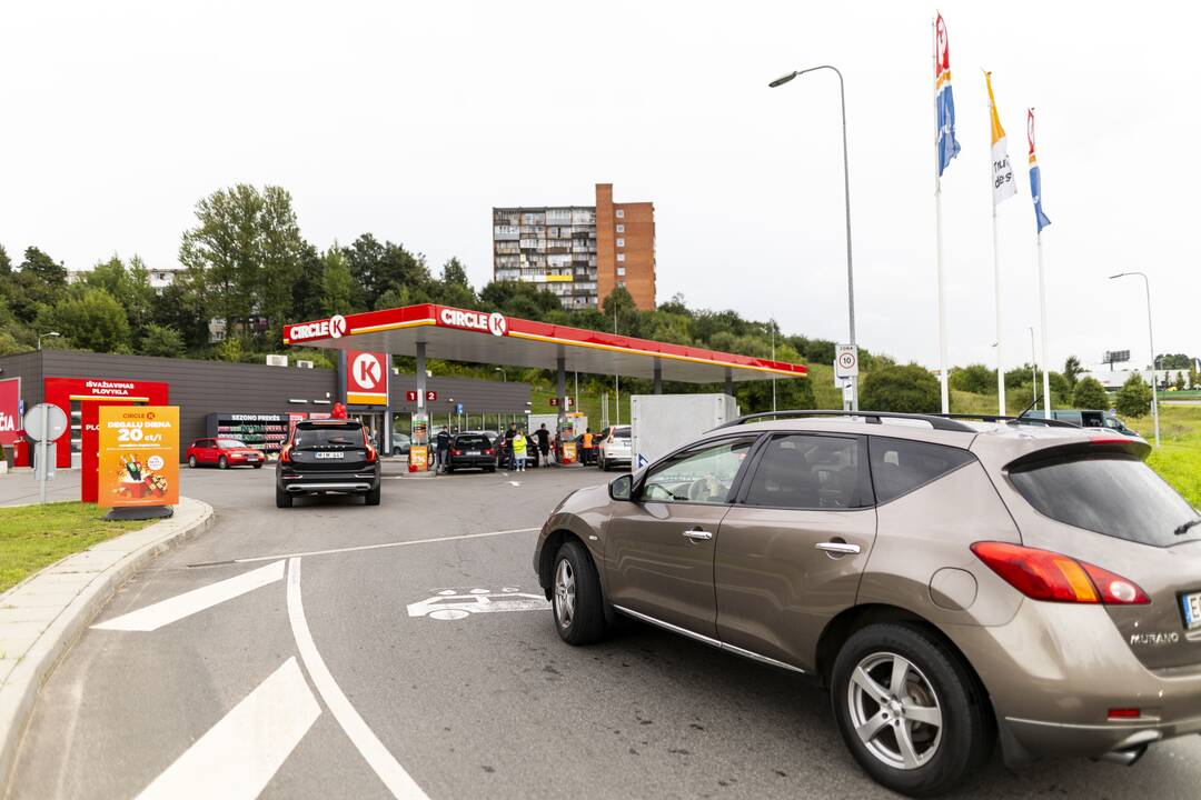 „Circle K“ degalų kainos mažinimo iniciatyva