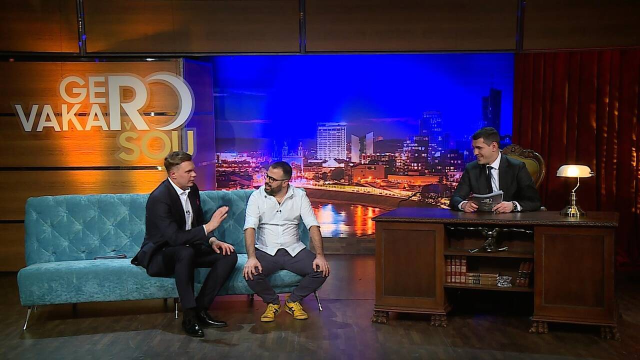 Justinas Jankevičius (kairėje), Gian Luca Demarko ir Mindaugas Stasiulis