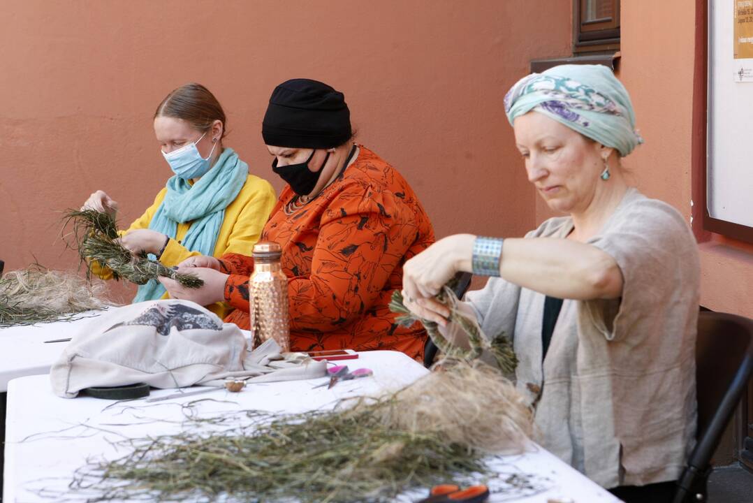 Klaipėdietės mokėsi žoles paversti saule