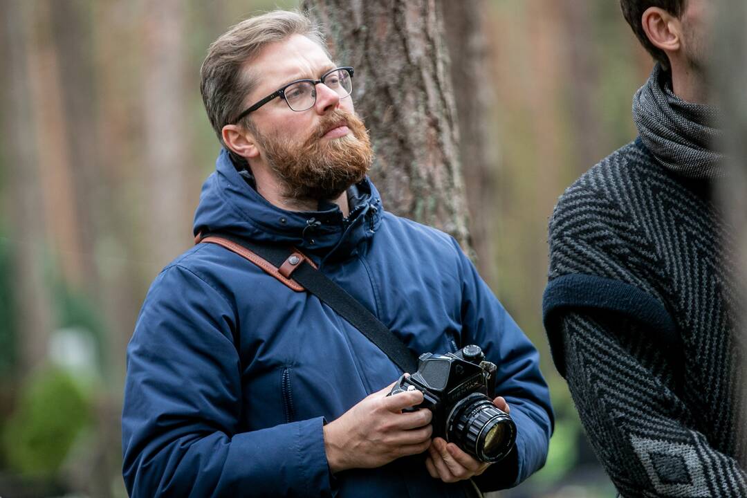 Fotomenininko R. Rakausko laidotuvės