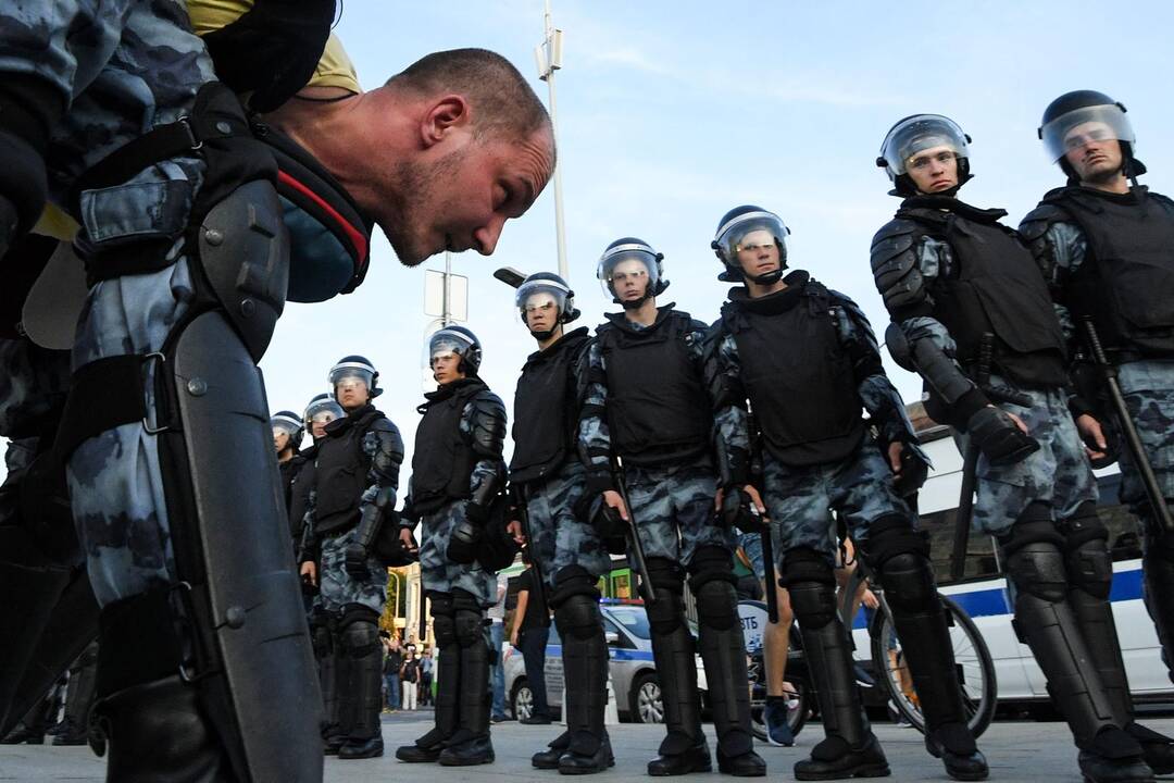 Protestuotojai Maskvoje