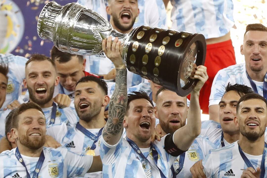 Pagaliau: Braziliją įveikęs L. Messi su Argentinos rinktine nušvito auksu