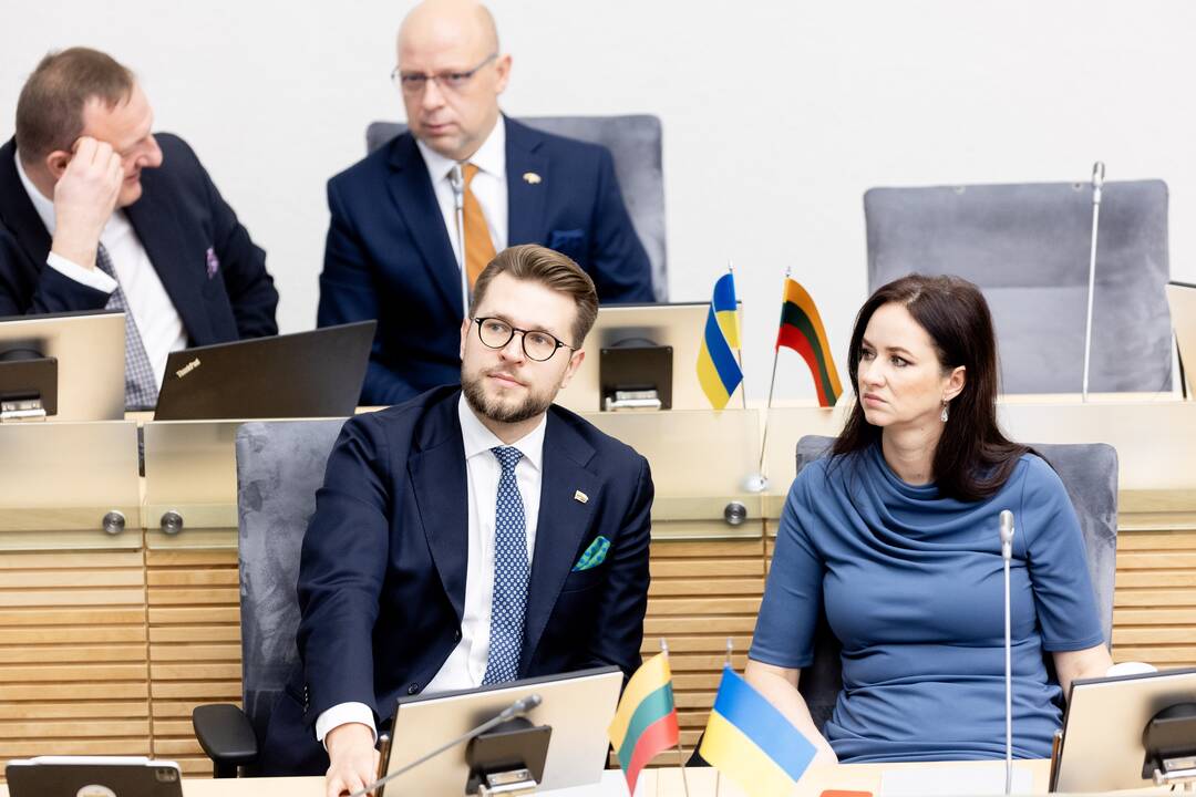 Vyriausybės programos tvirtinimas Seime