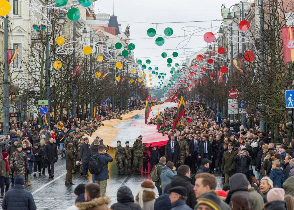 Tūkstančiai žmonių Vilniuje dalyvavo šventinėse eitynėse