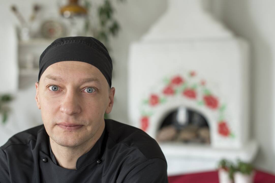 Požiūris: ukrainietiškų patiekalų restorano šefas H.Grincevičius įsitikinęs, kad maistą būtina gaminti su meile – kitaip nebus skanu.
