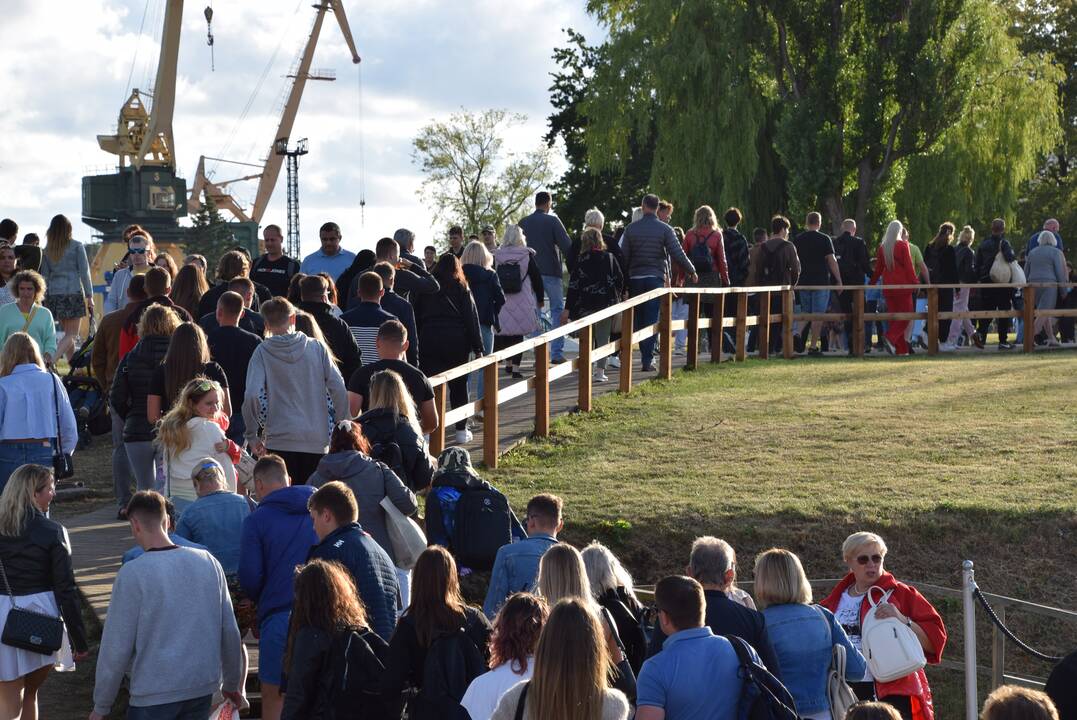 „Jūros šventė 2023“: Kruizinių laivų terminale skamba muzika