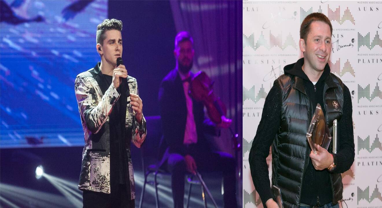 Donatas Montvydas(kairėje) ir Egidijus Dragūnas