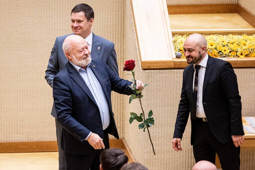 Eugenijus Gentvilas (kairėje)