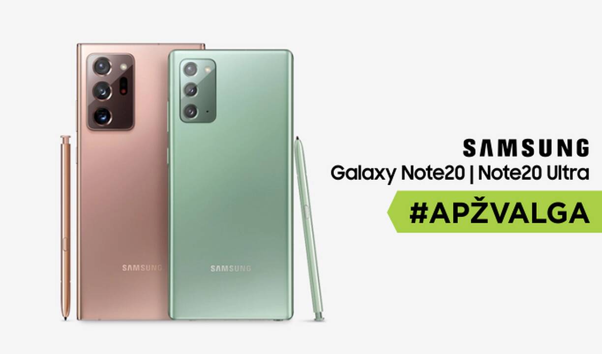 Ar „Samsung Galaxy Note 20“ ir „Note 20 Ultra“ yra geriausi šių metų flagmanai? 