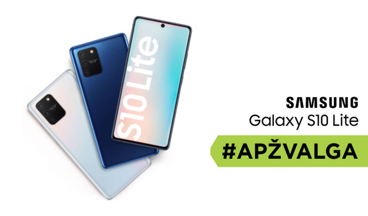 „Samsung Galaxy S10 Lite“ – beveik flagmanas? (apžvalga)
