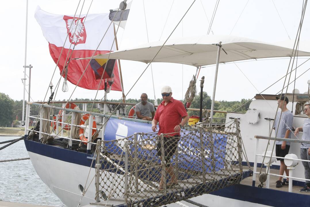 Regata pasiekė Klaipėdą: burlaiviai – įspūdingi
