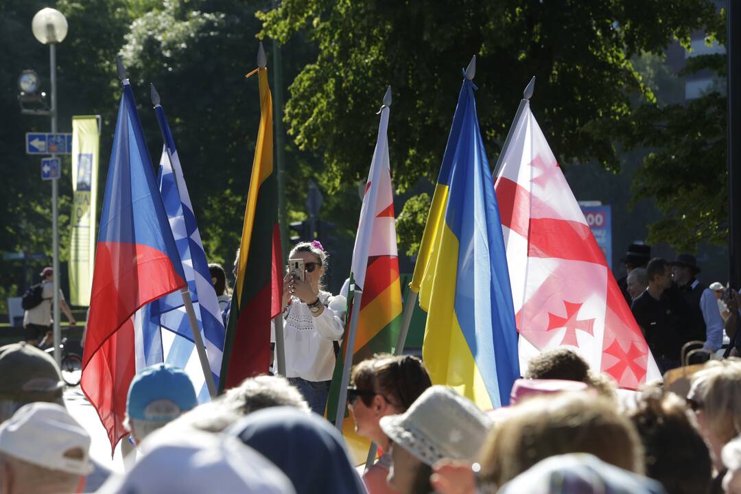 „Lauksnos“: paveldo šviesuliai sušildė Klaipėdą