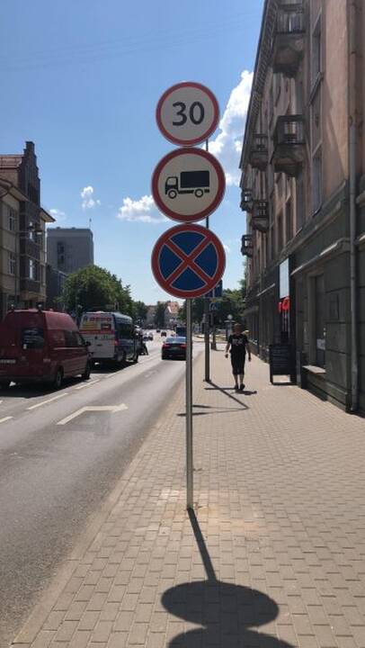 Pokyčiai: Herkaus Manto gatvėje greitis sumažintas iki 30 km/val.