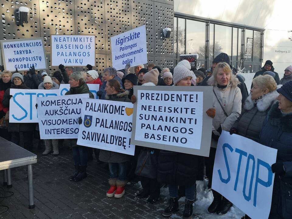 Akcija „Palangos baseino neatiduosime“