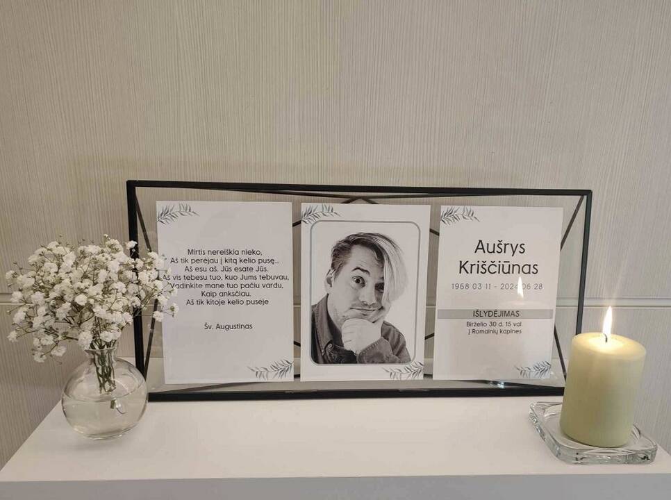 Po atsisveikinimo su A. Kriščiūnu-Tynta – jautri žmonos žinutė