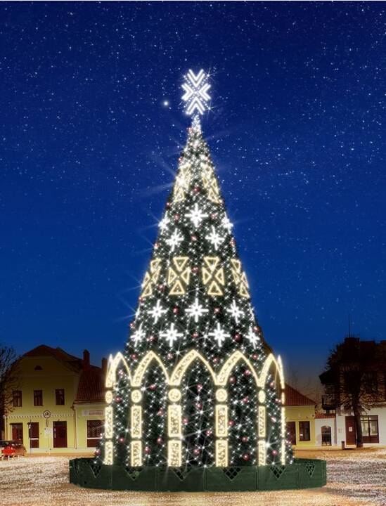 Kalėdų eglės Kėdainiuose įžiebimas