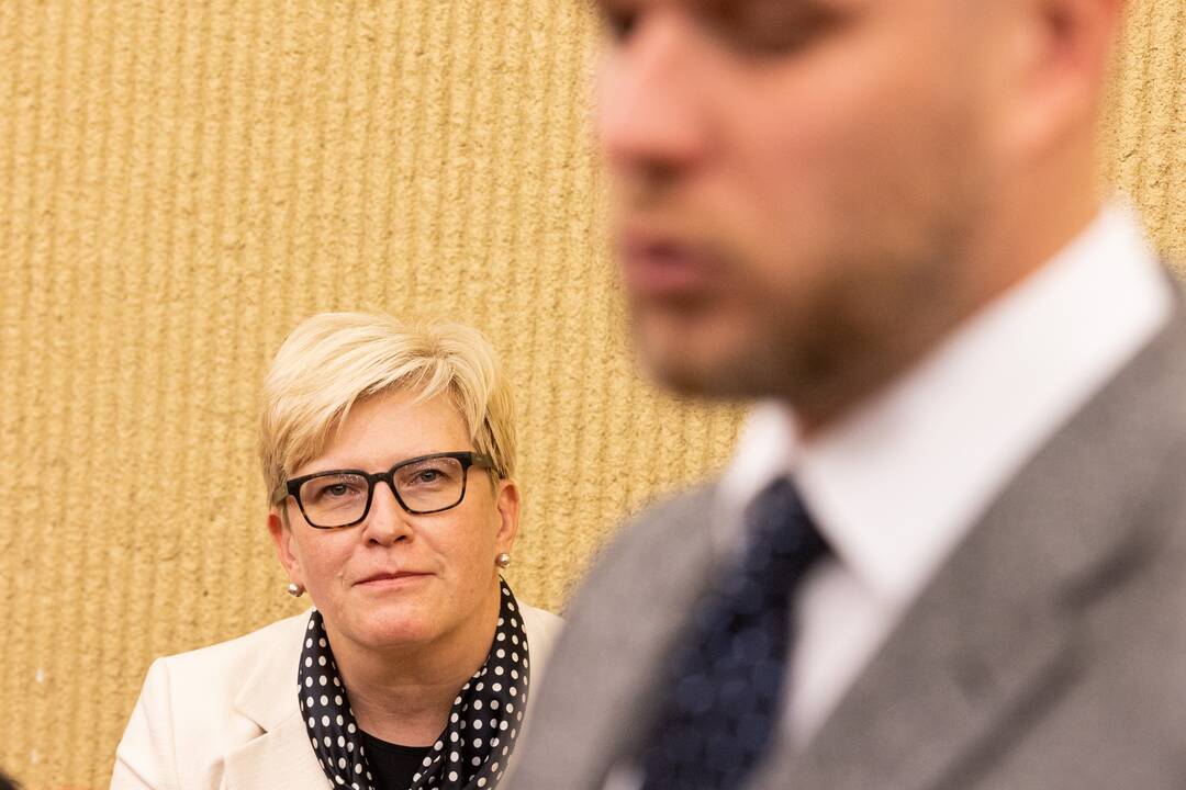 Premjerė: kiek bedarytumėm dėl Lietuvos saugumo, visuomet reiks daryti daugiau