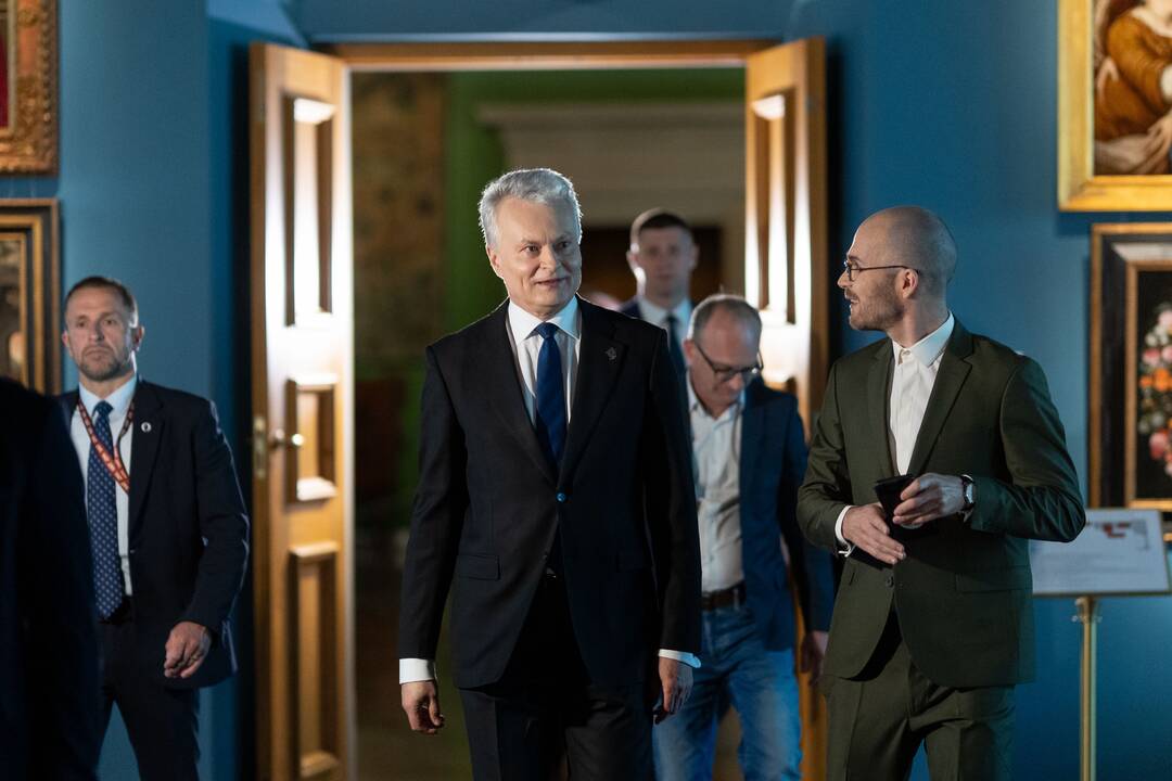 G. Nausėdos porinkiminė spaudos konferencija