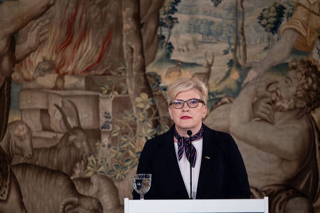 I. Šimonytės spaudos konferencija po prezidento rinkimų