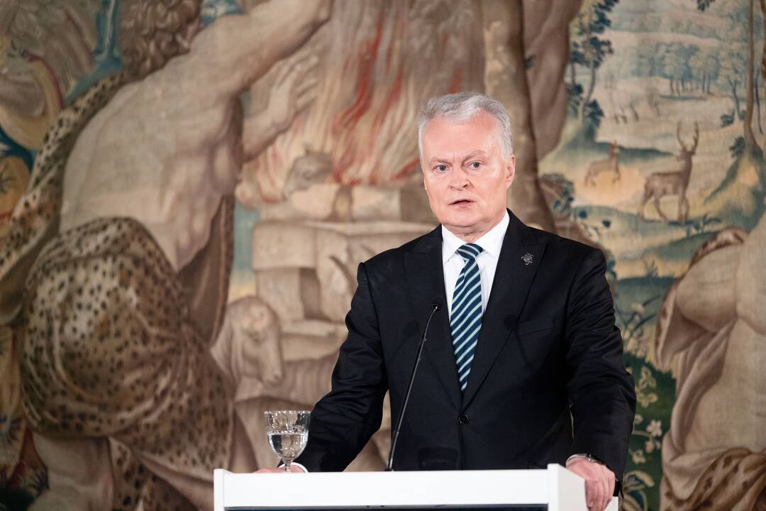 G. Nausėdos spaudos konferencija po antrojo prezidento rinkimų turo