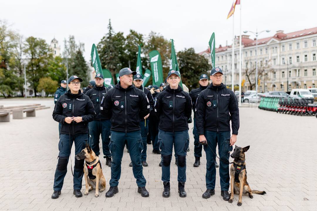 Policijos bendruomenės eitynės Vilniuje