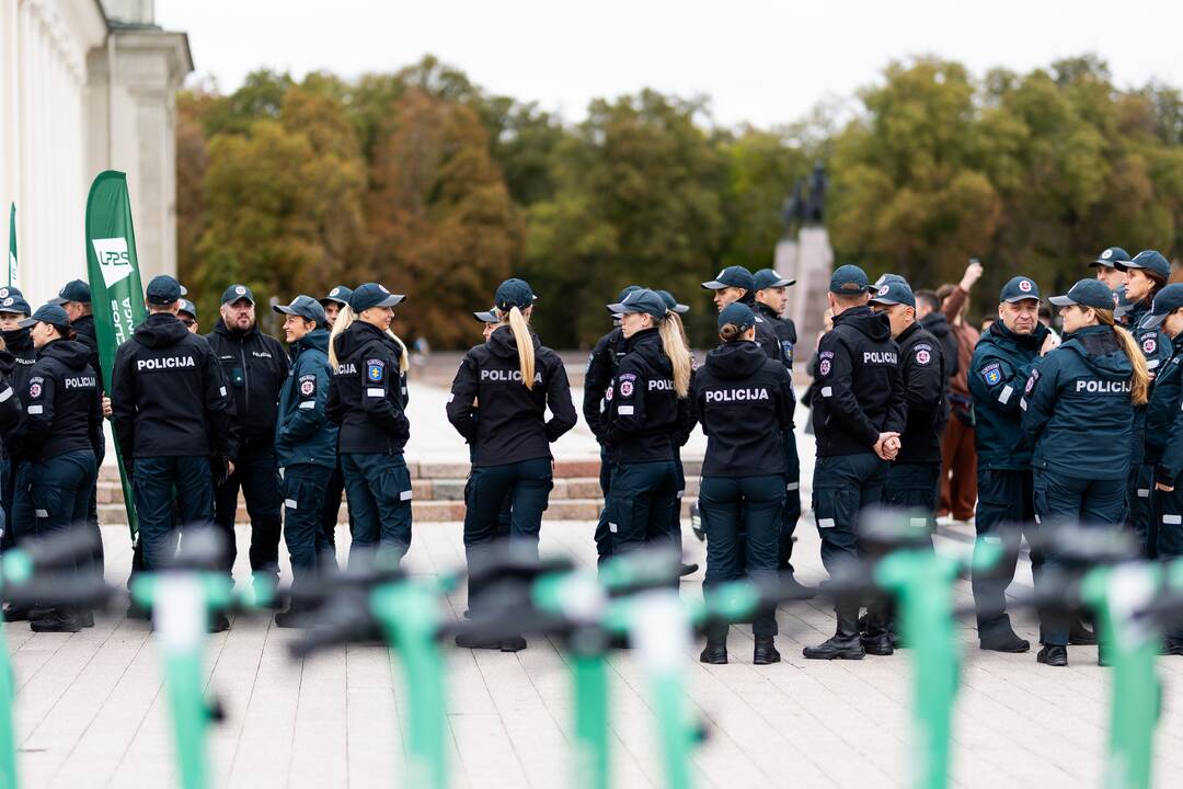 Policijos bendruomenės eitynės Vilniuje