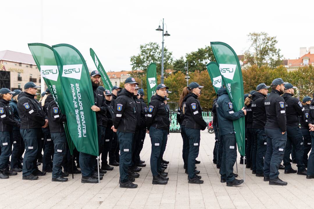 Policijos bendruomenės eitynės Vilniuje