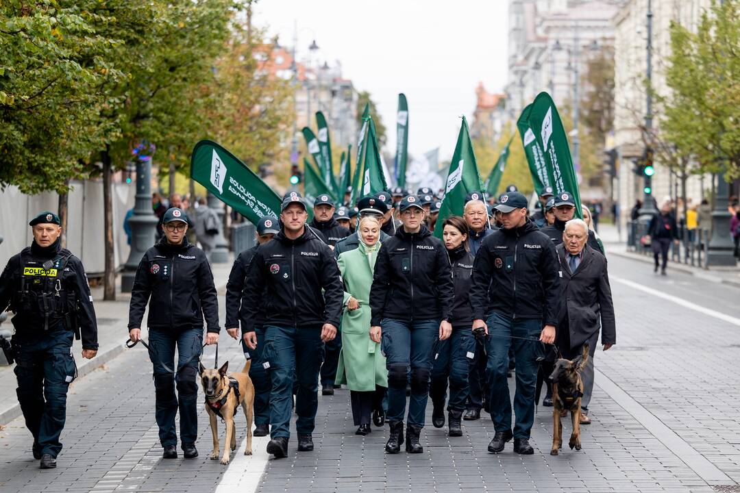 Policijos bendruomenės eitynės Vilniuje
