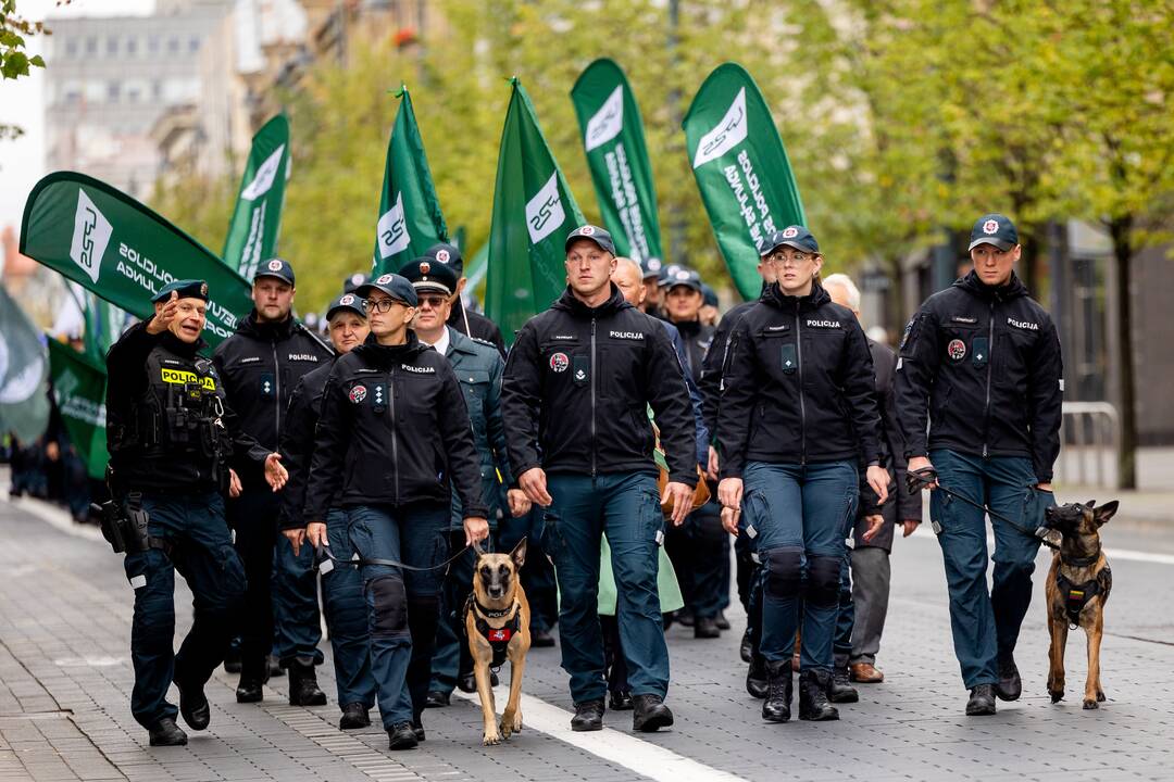 Policijos bendruomenės eitynės Vilniuje