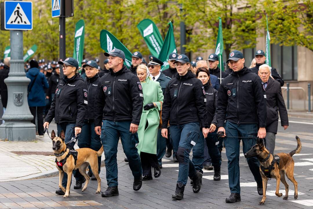 Policijos bendruomenės eitynės Vilniuje