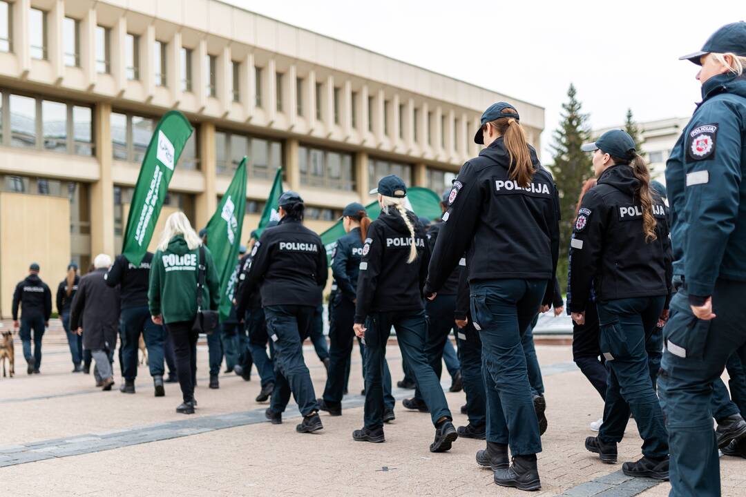 Policijos bendruomenės eitynės Vilniuje