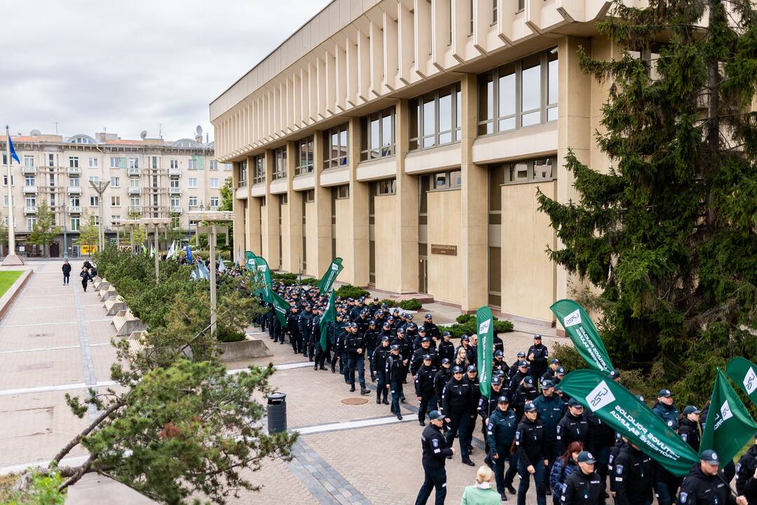Policijos bendruomenės eitynės Vilniuje