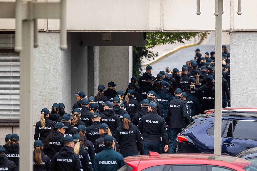 Policijos bendruomenės eitynės Vilniuje