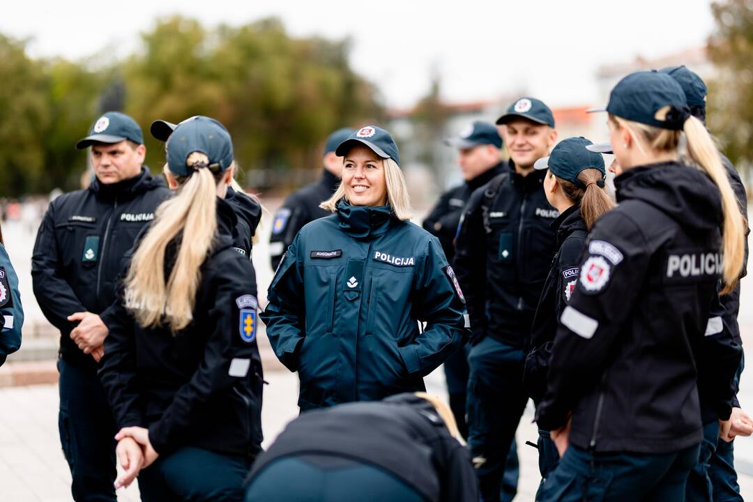 Policijos bendruomenės eitynės Vilniuje