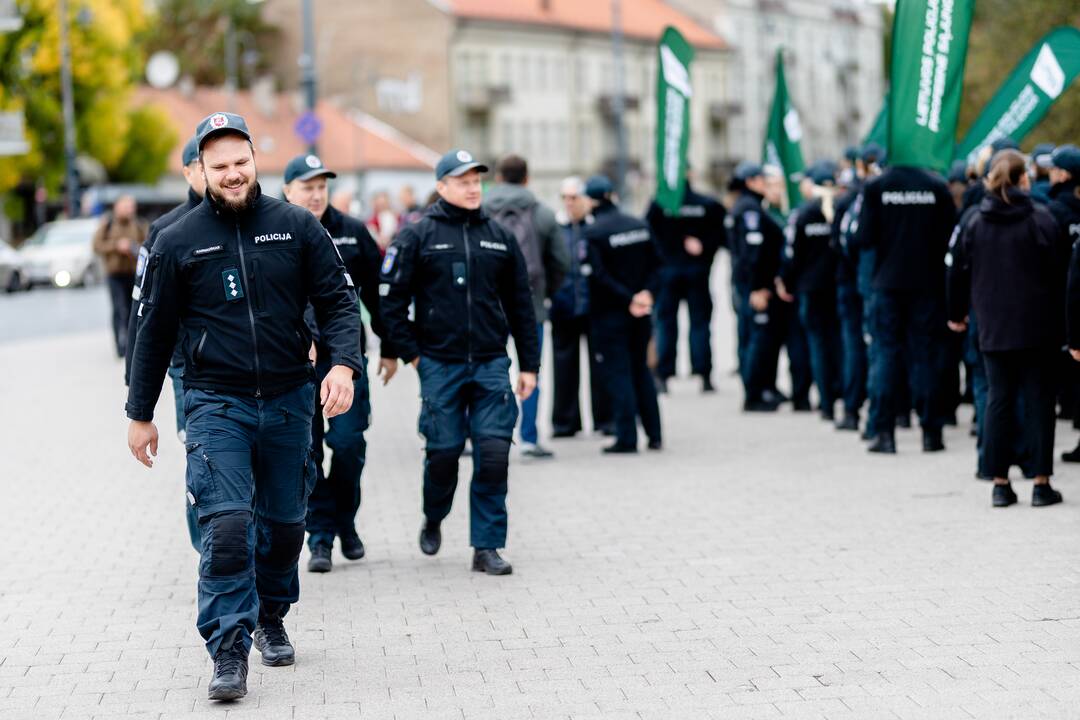 Policijos bendruomenės eitynės Vilniuje