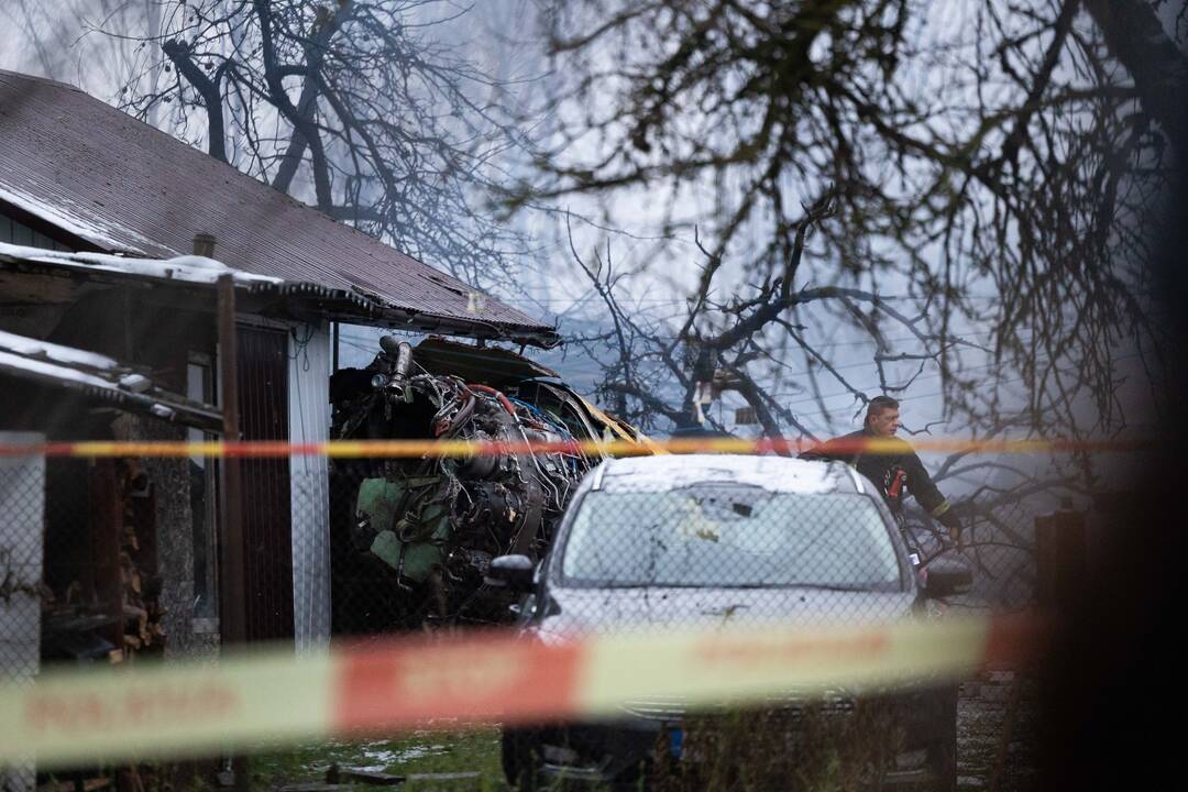 Vilniuje nukrito lėktuvas