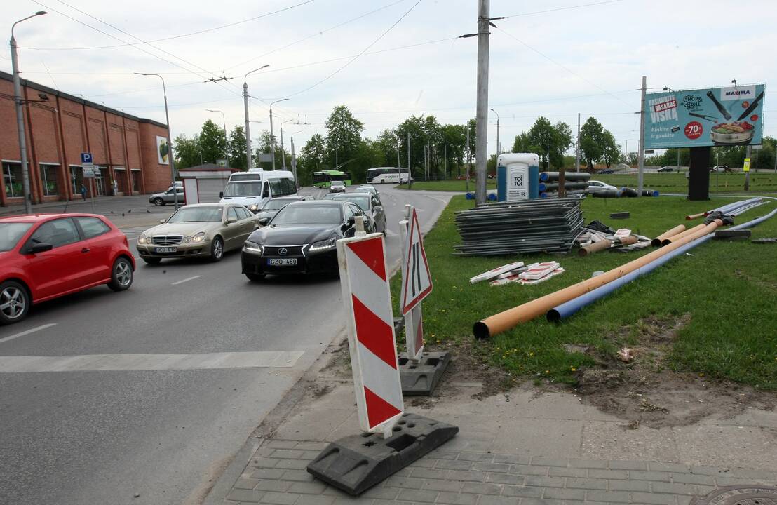 Kauno pilies žiedinė sankryža ruošiama rekonstrukcijai