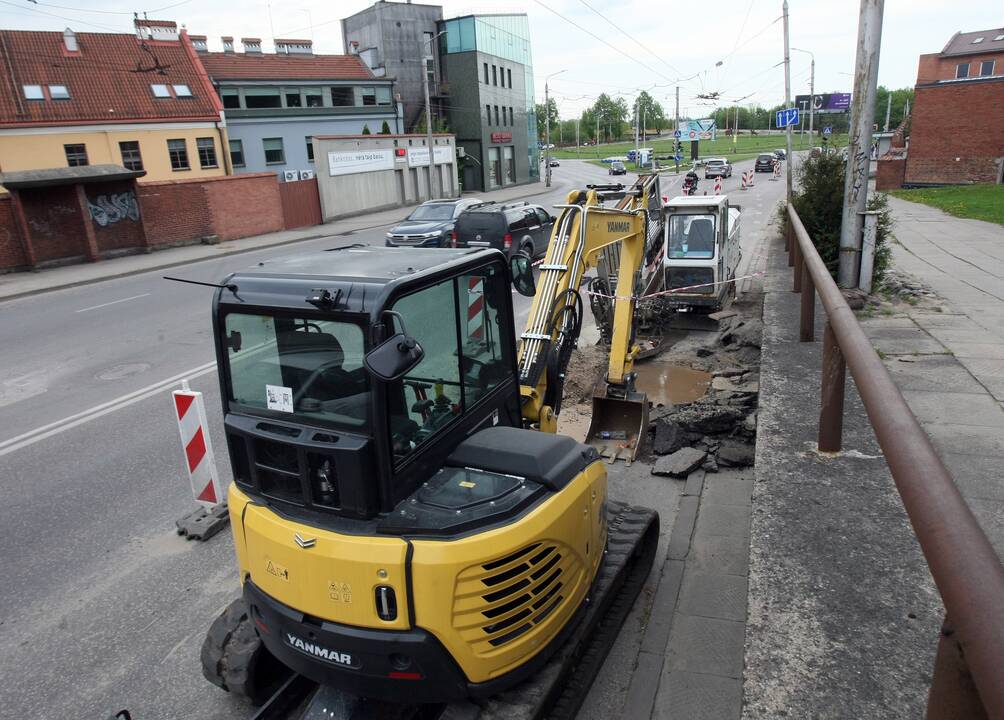 Kauno pilies žiedinė sankryža ruošiama rekonstrukcijai